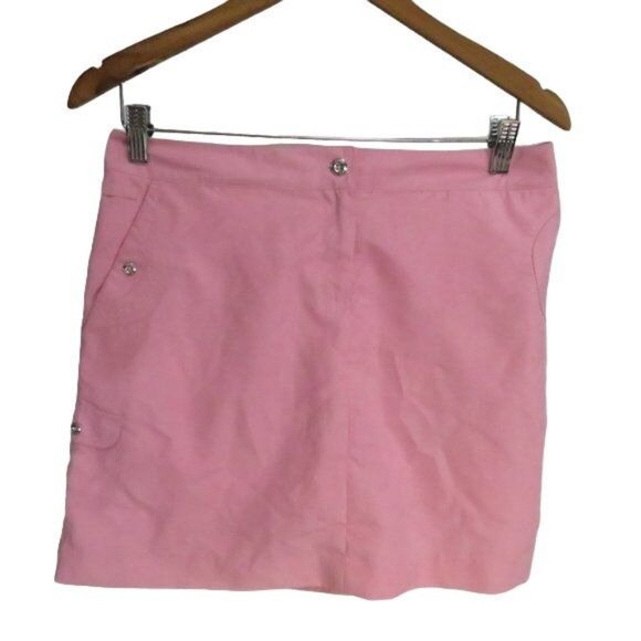 IZOD XFG X-Treme Function Golf Pro Series Women's 4 Golf Skirt Pink NWT - Picture 1 of 10